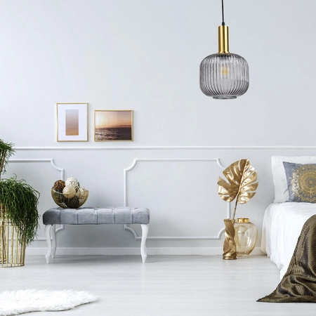 CUMBRIA E27 závěsné stropní svítidlo kouřové GOLDLUX (Polux)