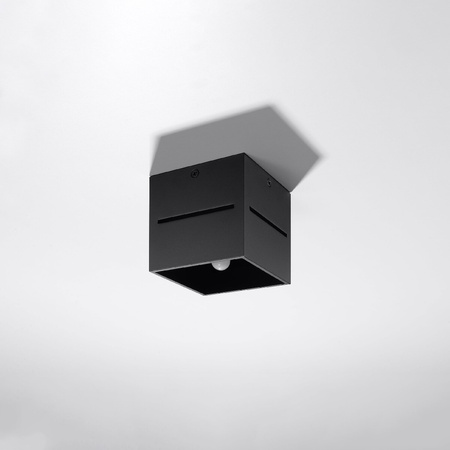 Svítidlo pro povrchovou montáž LOBO G9 Cube Black SOLLUX