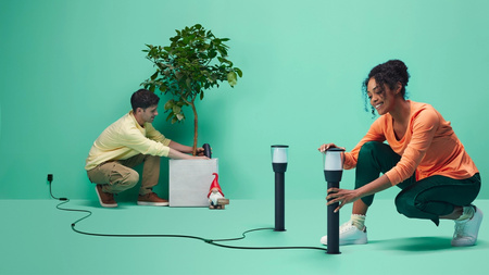 Venkovní LED zahradní světlo 3,6W RGB SMART WiFi WiZ pole