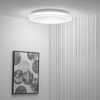 LED stropní plafon AGA2 48W IP44 CCT bílý kulatý 40cm + LUMILED PILOT