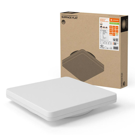 LED panel Stropní světlo 46010W 2660lm 3000K - 4000K CCT Povrchová montáž Bílá 33x33cm Povrch Ledvance