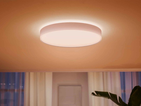 LED Plafond Enrave White 48W 55cm CCT PHILIPS HUE Bluetooth stropní svítidlo + stmívač
