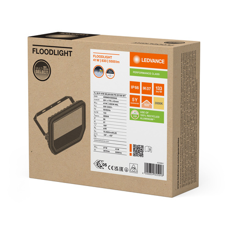 LED reflektor 41W 5500lm 3000K IP66 bílý LEDVANCE reflektor