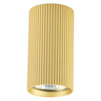 Halogenový reflektorový bodový reflektor GU10 kulatý zlatý Lucerno Masterled pro povrchovou montáž