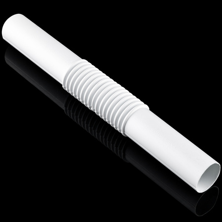 Flexibilní rozšiřovací konektor ZCL 37 mm PVC bílý