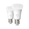 2x LED žárovka E27 A60 9,5 W = 75 W 1055 lm 2700 K teplá bílá chytrá Bluetooth ZigBee White Philips Hue
