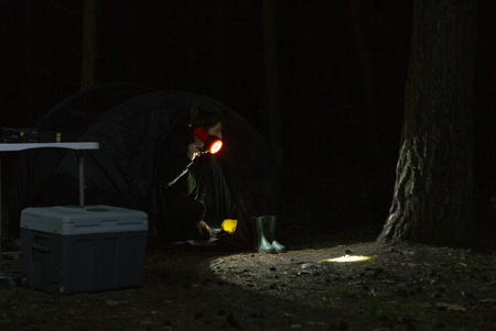 LED reflektor Ruční reflektor na baterie 3W 300lm + boční světlo LEDVANCE