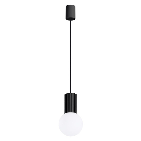 Závěsná lampa Závěsná lampa G9 kulatá černá moderní matná Halo Sollux
