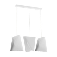 LED závěsné stropní svítidlo BLUM 3xE27 Lustr bílý SOLLUX