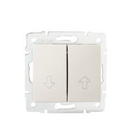 Vypínač Zwierjowy Zwierny 10A Square Beige LOGI Kanlux