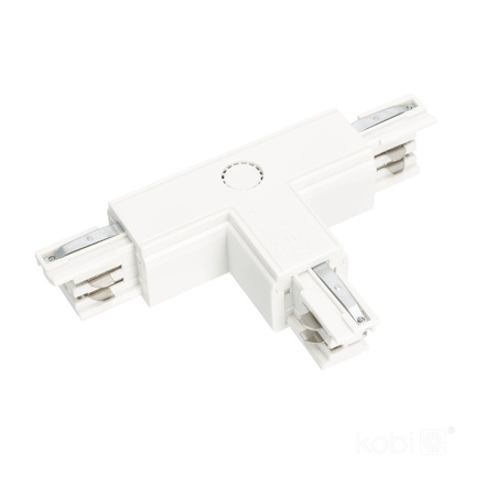 Přípojnicový spínač 3-vodičový T Externí bílý Kobi