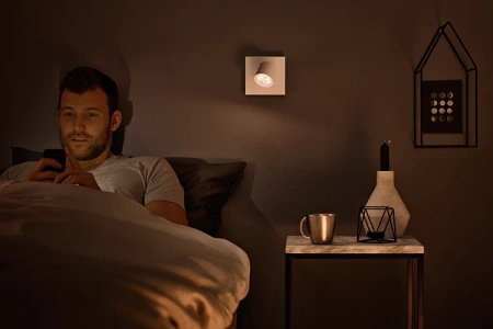 LED STAR stropní svítidlo 4,5W 2700K stmívatelné reflektorové svítidlo pohyblivé bílé PHILIPS