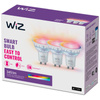 3x LED žárovka GU10 PAR16 4,7W = 50W 2200-6500K + RGB SMART WiFi/Bluetooth WiZ