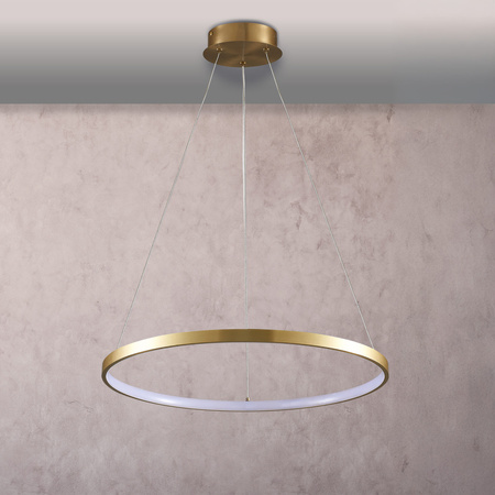 LED závěsné stropní svítidlo 20W 2600lm 4000K neutrální 120° zlaté LEA Sanico Goldlux