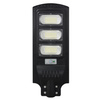 Reflektor LED 200-1000lm 6000K IP65 10W Solar Black se senzorem pohybu a soumraku + dálkové ovládání STREET-9 GOLDLUX (Polux)