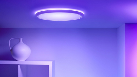 Plafond LED světlo pro povrchovou montáž 22W CCT + RGB White SMART WiFi WiZ