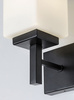 Nástěnné svítidlo LED E14 Black Modern IP44 Zenkai Rabalux