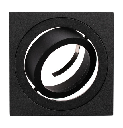 Přisazené HALOGENOVÉ Movable GU10 Square Black Fixture 84mm