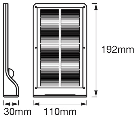 LED reflektor 3W 320lm 4000K bílý se senzorem pohybu a soumraku LEDVANCE DOORLED Solar