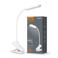 LED stolní lampa HELSINKI VIDEX stmívatelná 6W 3000K - 5500K CCT bílá