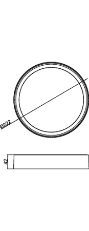 Panel LED pro povrchovou montáž LED 23,5W 1900lm 4000K White Meson Philips