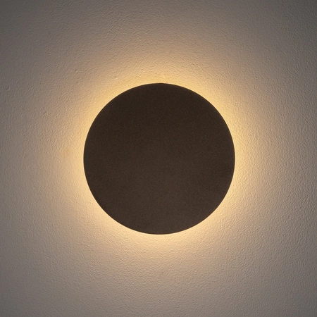 Nástěnné svítidlo LED 7W 60lm 3000K Warm Brown Modern RING LED S 10315 Nowodvorski