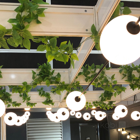 Zahradní venkovní světelný řetěz Girland 10W 700lm 2500K Warm 10x LED White IP67 7,7m Venezia Kobi