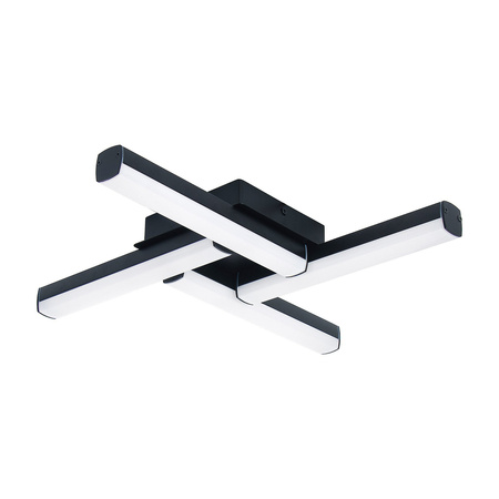 LED stropní svítidlo do koupelny 18W 1750lm 4000K černé IP44 Moderní Evan Rabalux