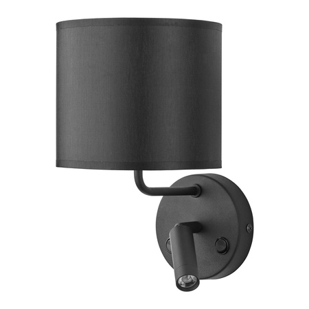 Nástěnné svítidlo RICHI Černá a zlatá Moderní E27 4234 TK Lighting + LED pro čtení