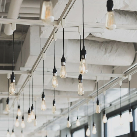 E27 ST64 LED žárovka 6W = 50W 630lm 4000K neutrální bílá vlákno stmívatelná 360° VIDEX