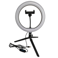 LED stolní lampa 10W 240lm 2700-4000-6500K teplá 360° černá stmívatelná SELFIE Sanico Goldlux