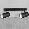 Nástěnné a stropní bodové svítidlo 2x GU10 Black Gold NICEA Sanico Goldlux
