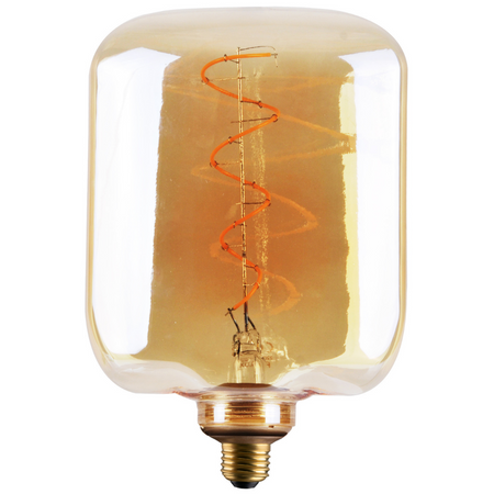 Dekorativní LED žárovka E27 FILAMENT JP142 4W 260lm 1800K Teplá bílá 320° DecoVintage Amber GOLDLUX (Polux)