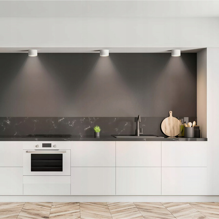 GRANDI LED přisazené halogenové stropní svítidlo GX53 IP54 kulatá trubice bílá