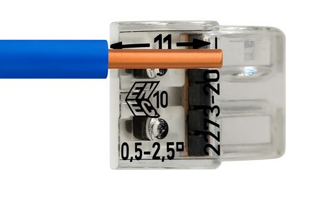 WAGO 2273-202 Quick Connect instalační konektor pro WIRE 2x0.5-2.5mm