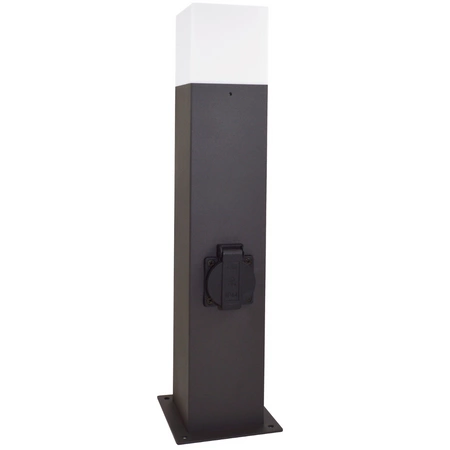 LED zahradní lampa E27 NEW YORK TUBA Tyč 44cm s paticí - GOLDLUX (Polux)