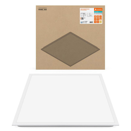 LED panelové stropní svítidlo 33W 3630lm 3000K teplé stmívatelné povrchově montované pod omítku bílé 60x60cm kompaktní Ledvance