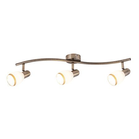 Bodové stropní svítidlo 3x E14 Brown Classic Elite 5972 Rabalux