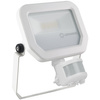 LED reflektor 10W 1100lm 3000K IP65 bílý se senzorem pohybu a soumraku LEDVANCE Floodlight