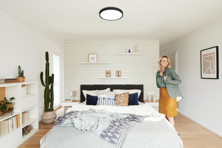 LED stropní svítidlo ORBIS CIRCLE 28W 2400lm RGB CCT 46cm SMART+ WIFI LEDVANCE černá