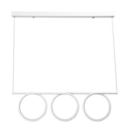 Stropní svítidlo LED Plafond 60W s integrovaným zdrojem LED Bílá Moderní Donatella Rabalux