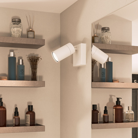 Nástěnné svítidlo GU10 Nástěnné svítidlo IP44 Bílé Kosipo Philips