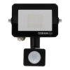 LED reflektor Halogenový venkovní reflektor 10W 6500K 900lm IP65 se senzorem pohybu a soumraku SENSOR FLOODLIGHT LUX OSRAM