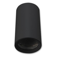 LED HALOGENOVÉ pevné svítidlo pro povrchovou montáž GU10 kulaté stropní černé