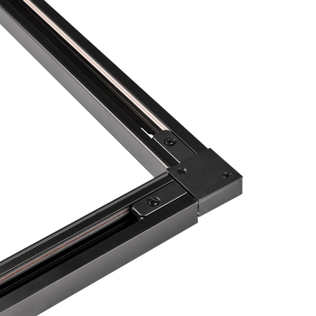 Úhlový konektor pro 1-fázovou přípojnici černý Sanico Goldlux