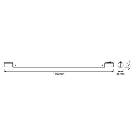 LED lampa Lineární svítidlo 21.5W 2150lm 3000K Teplá bílá 150cm TubeKIT LEDVANCE