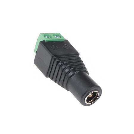 DC napájecí zásuvka 2.1/5.5mm MONTÁŽ pro LED pásky