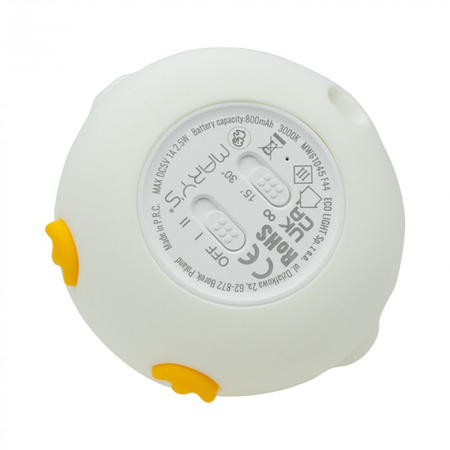 Dětské noční světlo LED 2,5W 3000K Warm USB dobíjecí 800mAh bílé MARY'S CURE