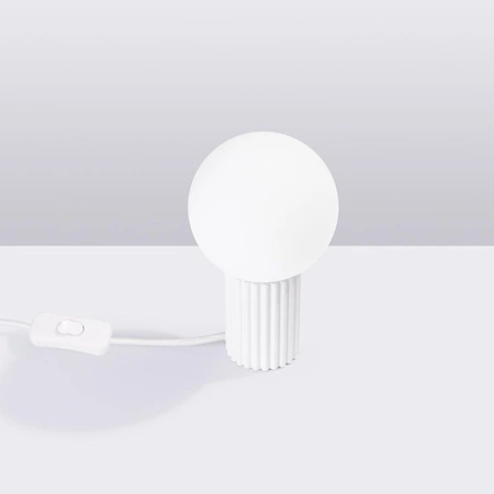 Stolní stolní lampa G9 Round White Modern Matte Halo Sollux
