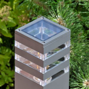 GOLDLUX (Polux) LED E27 TEKSAS grafitová stojací lampa 74cm